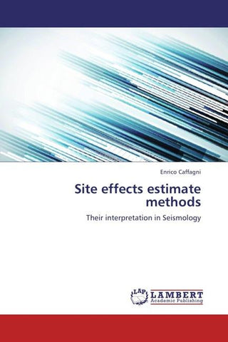 Site effects estimate methods