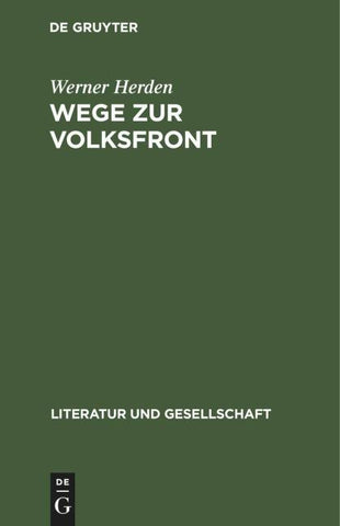 Wege zur Volksfront