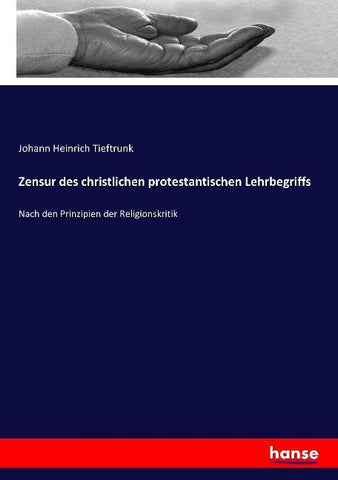 Zensur des christlichen protestantischen Lehrbegriffs