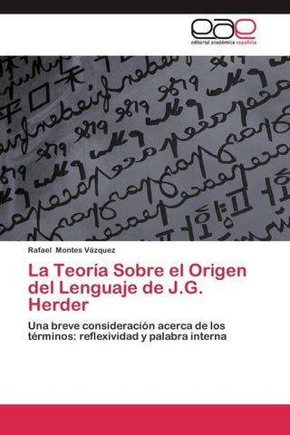La Teoría Sobre el Origen del Lenguaje de J.G. Herder