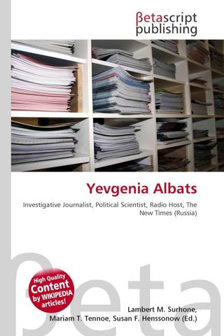 Yevgenia Albats