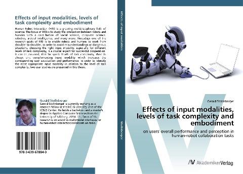 Effects of input modalities, levels of task complexity and embodiment