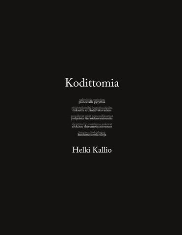 Kodittomia