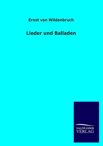 Lieder und Balladen