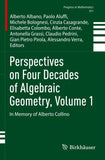 Perspectives on Four Decades of Algebraic Geometry, Volume 1