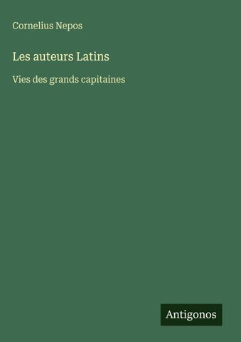 Les auteurs Latins