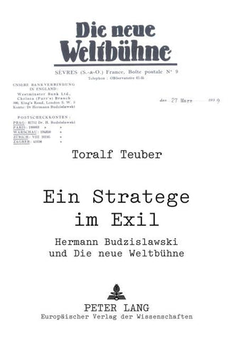 Ein Stratege im Exil