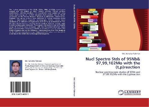 Nucl Spectro Stds of 95Nb& 97,99,102Mo with the (t,p)reaction