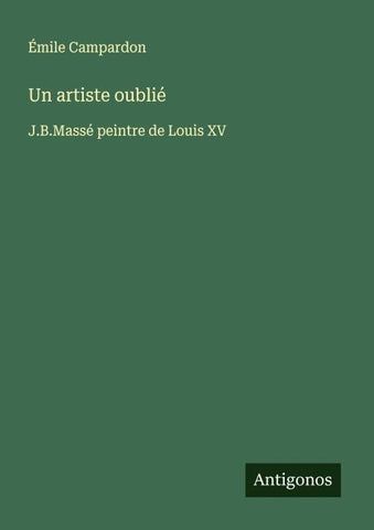 Un artiste oublié