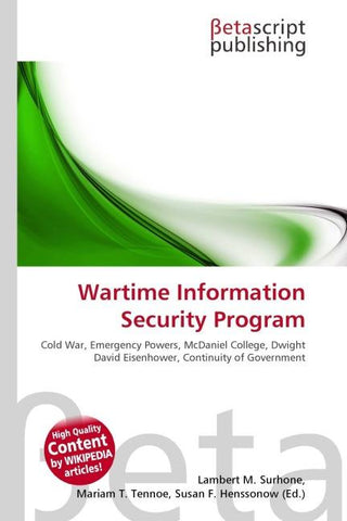 Wartime Information Security Program