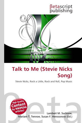 Talk to Me (Stevie Nicks Song)