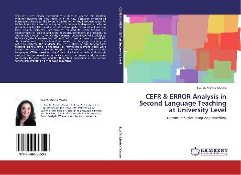 CEFR & ERROR Analysis in Second Language Teaching at University Level