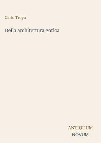 Della architettura gotica