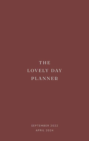 The Lovely Day Planner