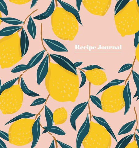 Lemon and Leaves Recipe Journal