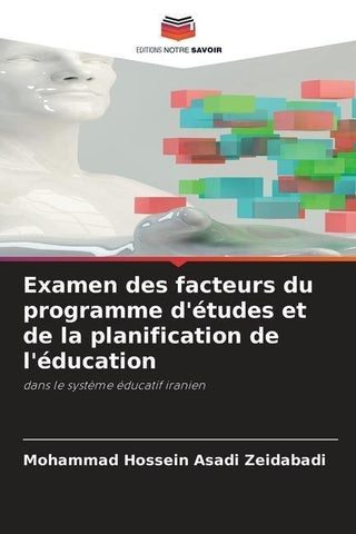 Examen des facteurs du programme d'études et de la planification de l'éducation