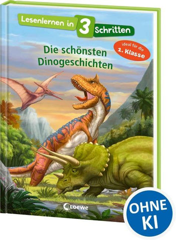 Lesenlernen in 3 Schritten - Die schönsten Dinogeschichten
