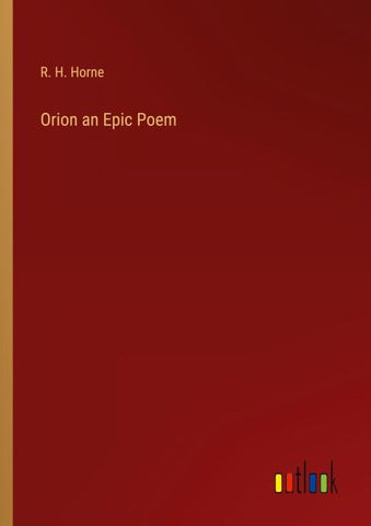 Orion an Epic Poem