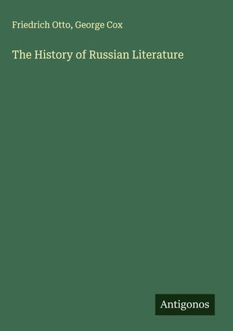 The History of Russian Literature
