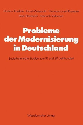 Probleme der Modernisierung in Deutschland