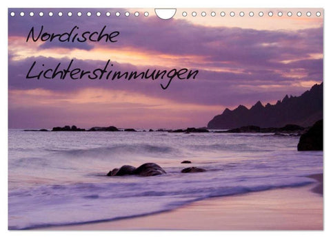Nordische Lichterstimmungen (Wandkalender 2026 DIN A4 quer), CALVENDO Monatskalender