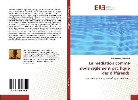 La médiation comme mode règlement pacifique des différends