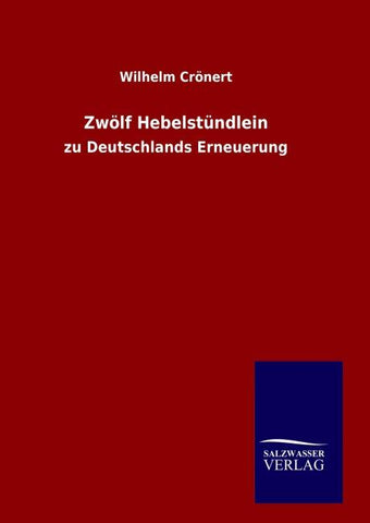 Zwölf Hebelstündlein