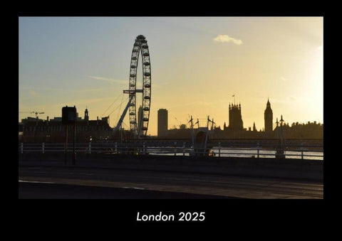 London 2025 Fotokalender DIN A3