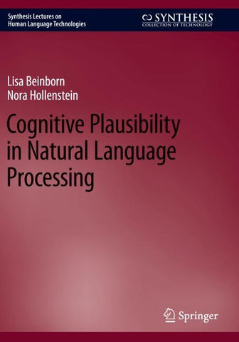 Cognitive Plausibility in Natural Language Processing