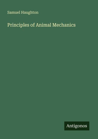 Principles of Animal Mechanics