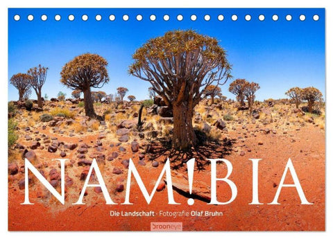 Namibia - Die Landschaft (Tischkalender 2026 DIN A5 quer), CALVENDO Monatskalender