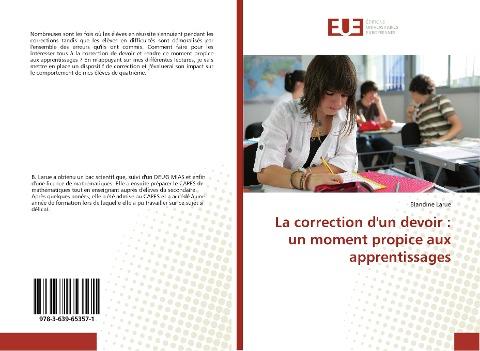 La correction d'un devoir : un moment propice aux apprentissages