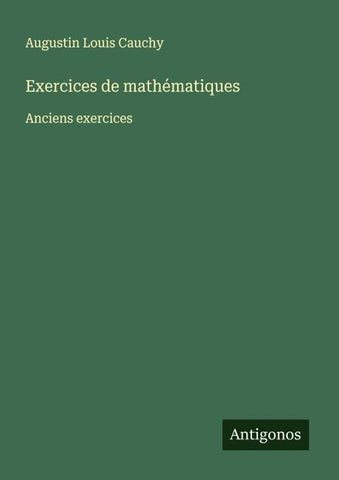 Exercices de mathématiques