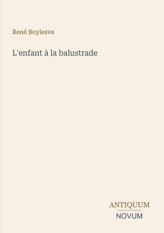 L'enfant à la balustrade