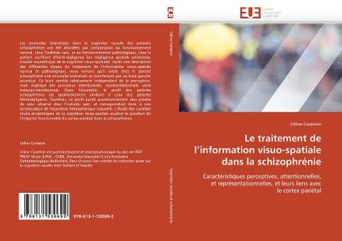 Le traitement de l'information visuo-spatiale dans la schizophrénie