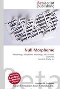 Null Morpheme