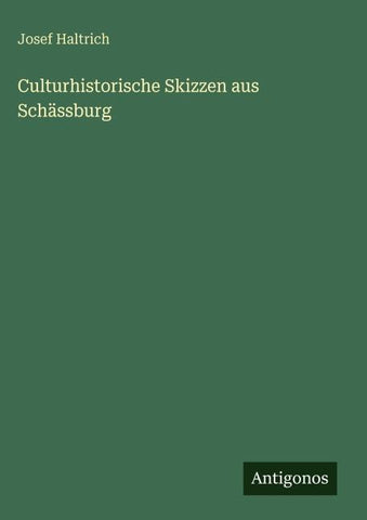 Culturhistorische Skizzen aus Schässburg