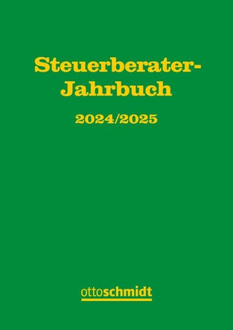 Steuerberater-Jahrbuch 2024/2025