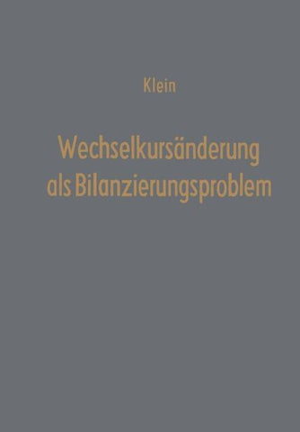 Wechselkursänderung als Bilanzierungsproblem