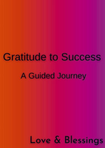 Gratitude to Success