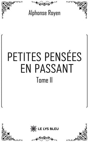 Petites pensées en passant