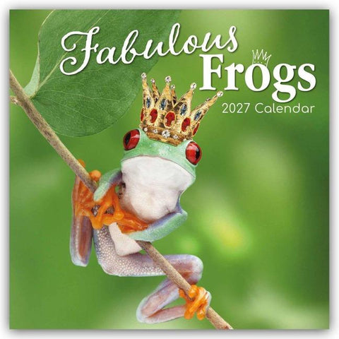 Fabulous Frogs – Fabelhafte Frösche 2027 – 16-Monatskalender