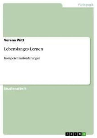 Lebenslanges Lernen