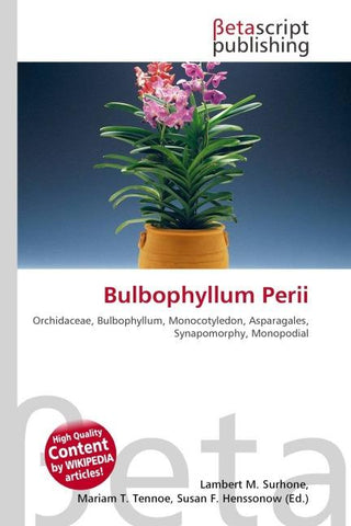 Bulbophyllum Perii