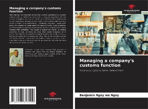 Managing a company's customs function