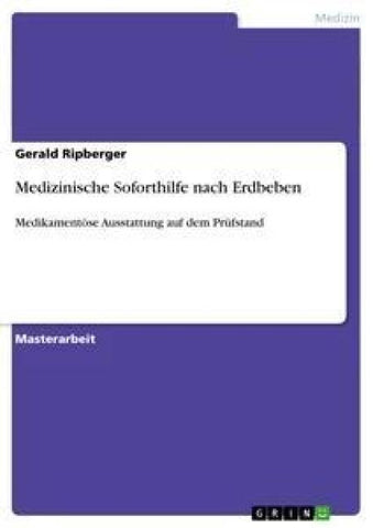 Medizinische Soforthilfe nach Erdbeben