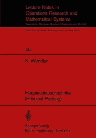 Hauptaustauschschritte (Principal Pivoting)