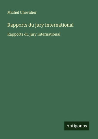 Rapports du jury international