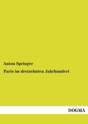 Paris im dreizehnten Jahrhundert