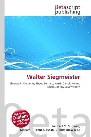 Walter Siegmeister